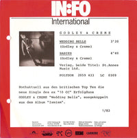 Load image into Gallery viewer, Godley &amp; Creme : Wedding Bells (7", Single)
