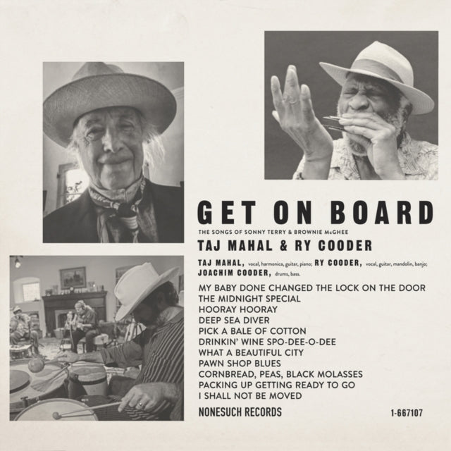 Taj Mahal & Ry Cooder - Get On Board - The Songs Of Sonny Terry & Brownie McGhee (CD)